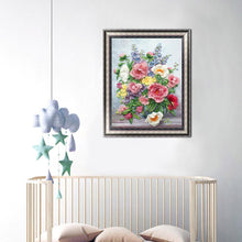 Load image into Gallery viewer, Flowers - Full Drill Round Drill - 30x40cm