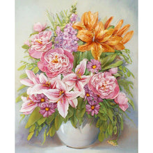 Load image into Gallery viewer, Flowers - Full Drill Round Drill - 30x40cm