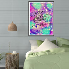 Load image into Gallery viewer, Starry Sky Words - Full Drill Round Drill - 30x40cm