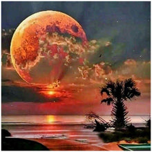 Load image into Gallery viewer, Moon  - Full Drill Round Drill - 30x30cm