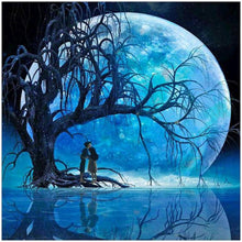 Load image into Gallery viewer, Moon - Full Drill Round Drill - 30x30cm