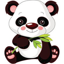 Load image into Gallery viewer, Panda - Full Drill Round Drill - 30x30cm