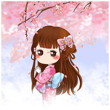 Load image into Gallery viewer, Girl - Full Drill Round Drill - 30x30cm