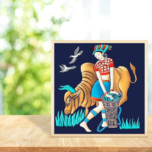 Load image into Gallery viewer, Girl - Full Drill Round Drill - 30x30cm