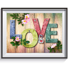 Load image into Gallery viewer, LOVE - Full Drill Round Drill - 40x30cm