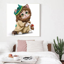 Load image into Gallery viewer, Cat - Full Drill Round Drill - 30x30cm