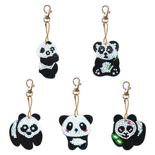 Load image into Gallery viewer, 5pcs Panda DIY Keychain
