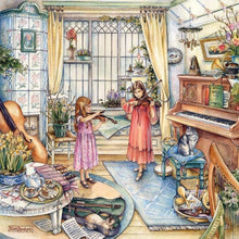 Load image into Gallery viewer, Girl - Full Drill Round Drill - 30x30cm