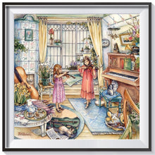 Load image into Gallery viewer, Girl - Full Drill Round Drill - 30x30cm