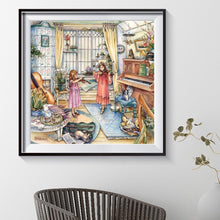 Load image into Gallery viewer, Girl - Full Drill Round Drill - 30x30cm