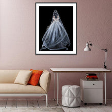 Load image into Gallery viewer, Wedding Dress - Full Drill Round Drill - 30x40cm