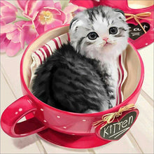 Load image into Gallery viewer, Cat - Full Drill Round Drill - 30x30cm