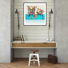 Load image into Gallery viewer, Pig - Full Drill Round Drill - 30x30cm