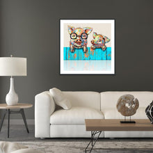 Load image into Gallery viewer, Pig - Full Drill Round Drill - 30x30cm