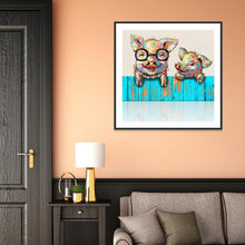 Load image into Gallery viewer, Pig - Full Drill Round Drill - 30x30cm