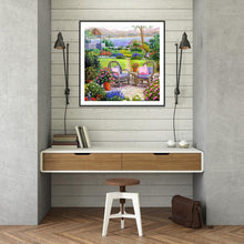 Load image into Gallery viewer, Rattan Chair - Full Drill Round Drill - 30x30cm