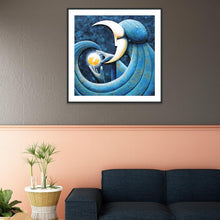 Load image into Gallery viewer, Moon - Full Drill Round Drill - 30x30cm