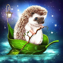 Load image into Gallery viewer, Hedgehog - Full Drill Round Drill - 30x30cm