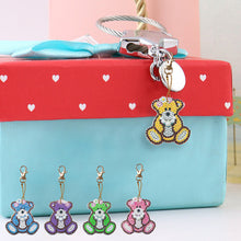 Load image into Gallery viewer, 5pcs Little Bear DIY Keychain