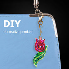 Load image into Gallery viewer, 5pcs Roses DIY Keychain