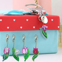 Load image into Gallery viewer, 5pcs Roses DIY Keychain