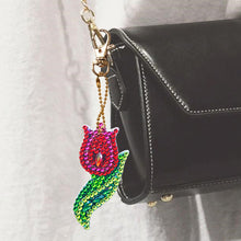 Load image into Gallery viewer, 5pcs Roses DIY Keychain