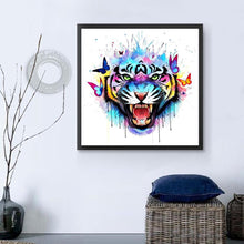 Load image into Gallery viewer, Colorful Tiger - Full Drill Round Drill - 30x30cm