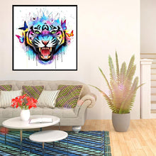 Load image into Gallery viewer, Colorful Tiger - Full Drill Round Drill - 30x30cm