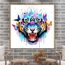 Load image into Gallery viewer, Colorful Tiger - Full Drill Round Drill - 30x30cm