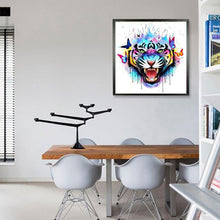 Load image into Gallery viewer, Colorful Tiger - Full Drill Round Drill - 30x30cm