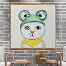 Load image into Gallery viewer, Literary Cat - Full Drill Round Drill - 30x30cm