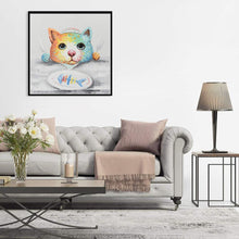 Load image into Gallery viewer, Cat Fishbone - Full Drill Round Drill - 30x30cm