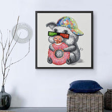 Load image into Gallery viewer, Cool Pig - Full Drill Round Drill - 30x30cm