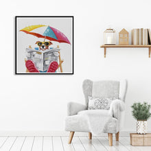 Load image into Gallery viewer, Vacation Dog - Full Drill Round Drill - 30x30cm