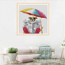 Load image into Gallery viewer, Vacation Dog - Full Drill Round Drill - 30x30cm