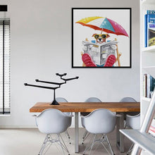 Load image into Gallery viewer, Vacation Dog - Full Drill Round Drill - 30x30cm