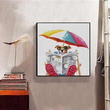 Load image into Gallery viewer, Vacation Dog - Full Drill Round Drill - 30x30cm