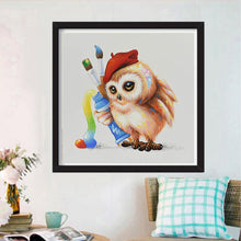 Load image into Gallery viewer, Literary Owl - Full Drill Round Drill - 30x30cm