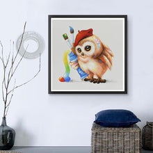 Load image into Gallery viewer, Literary Owl - Full Drill Round Drill - 30x30cm