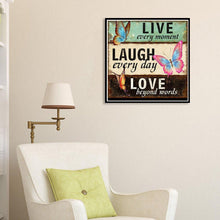 Load image into Gallery viewer, Letter Butterfly - Full Drill Round Drill - 30x30cm