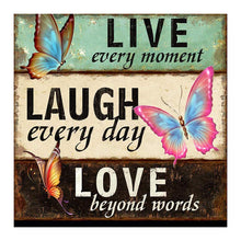 Load image into Gallery viewer, Letter Butterfly - Full Drill Round Drill - 30x30cm