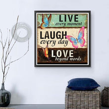 Load image into Gallery viewer, Letter Butterfly - Full Drill Round Drill - 30x30cm