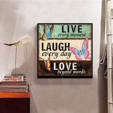 Load image into Gallery viewer, Letter Butterfly - Full Drill Round Drill - 30x30cm