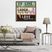 Load image into Gallery viewer, Letter Butterfly - Full Drill Round Drill - 30x30cm