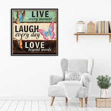 Load image into Gallery viewer, Letter Butterfly - Full Drill Round Drill - 30x30cm