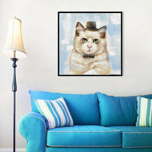 Load image into Gallery viewer, Cat - Full Drill Round Drill - 30x30cm