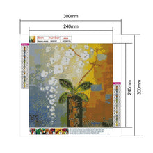 Load image into Gallery viewer, Flowers on Pile - Full Drill Round Drill - 30x30cm