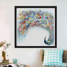 Load image into Gallery viewer, Peafowl - Full Drill Round Drill - 30x30cm