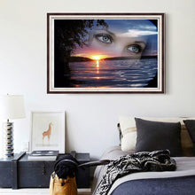 Load image into Gallery viewer, Eyes Sea - Full Diamond Painting - 40x30cm
