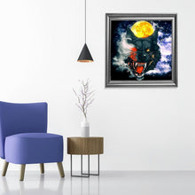 Load image into Gallery viewer, Wolf and Moon - Full Drill Round Drill - 30x30cm